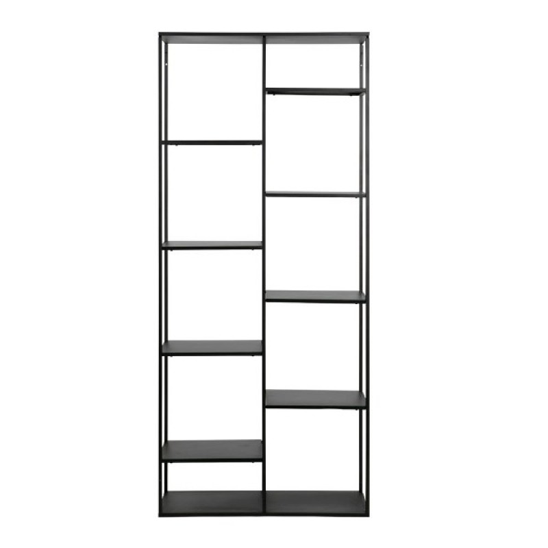 Ραφιέρα June μεταλλική μαυρη 85cm
