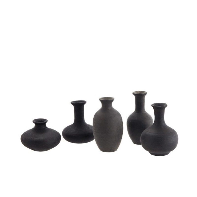 Βάζα mini από τερρακόττα set/5 (τιμή ανά τεμάχιο)
