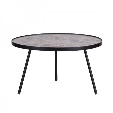 Τραπέζι στρογγυλό από ξύλο/μέταλλο