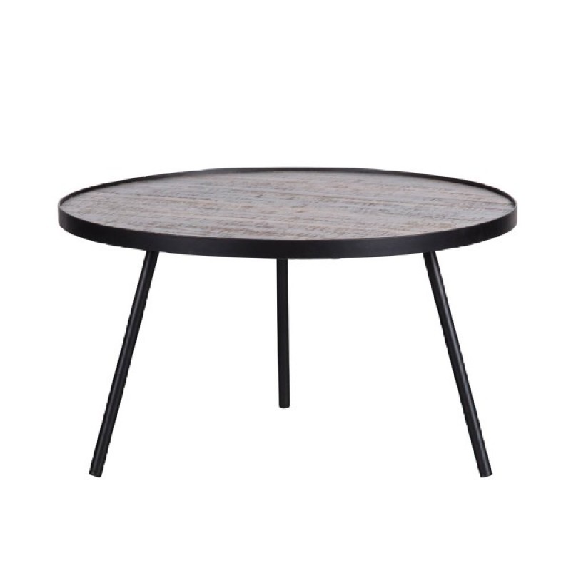 Τραπέζι στρογγυλό από ξύλο/μέταλλο
